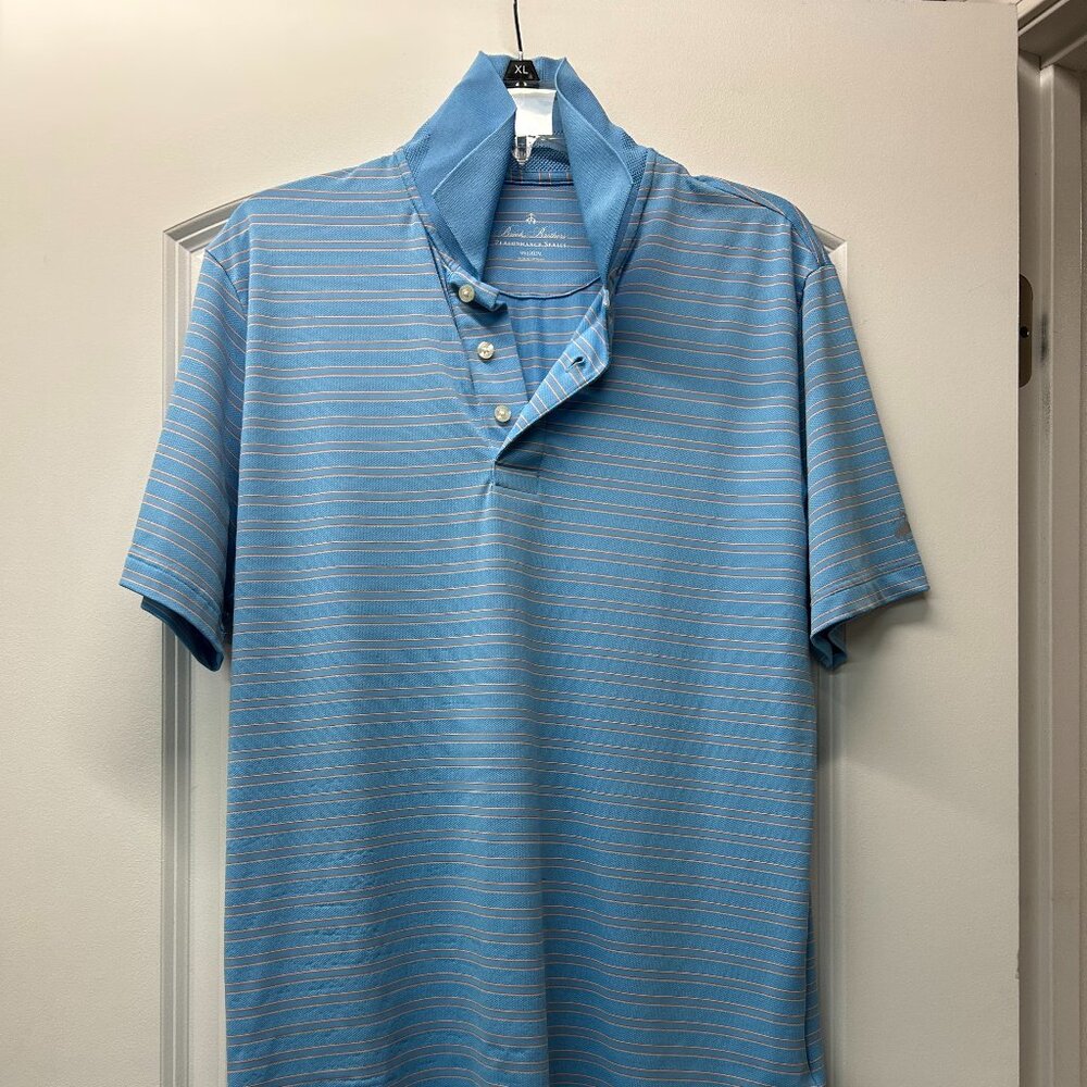 Brooks Brothers Performance Series Striped Polo Shirt